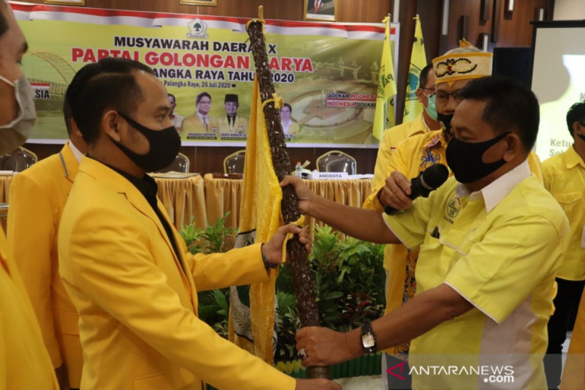 Fairid Naparin kembali terpilih jadi ketua DPD Golkar Palangka Raya