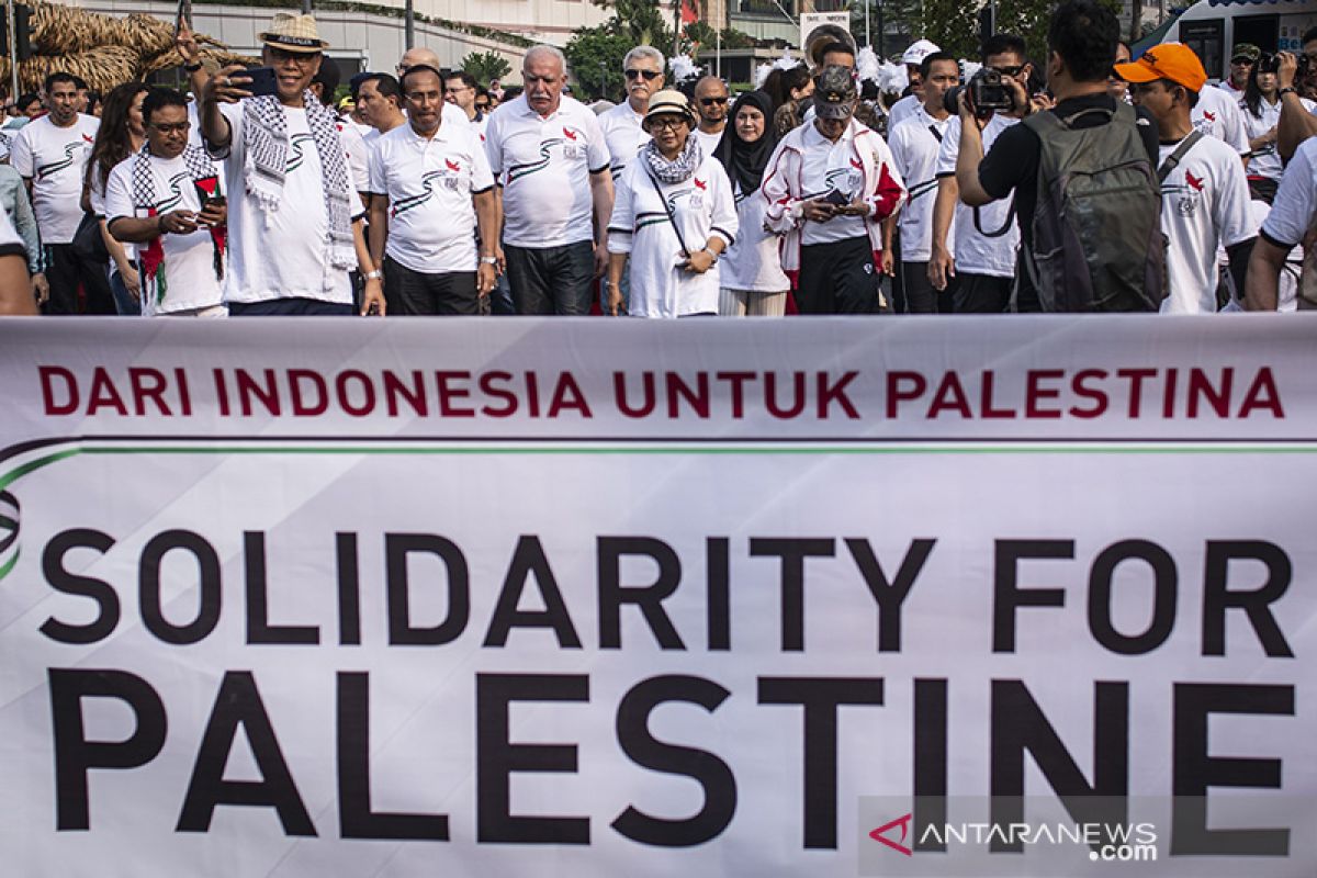 Menlu RI bahas situasi memprihatinkan di Palestina