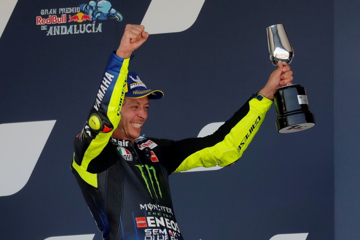 Rossi rasakan sensasi  podium yang menyerupai kemenangan