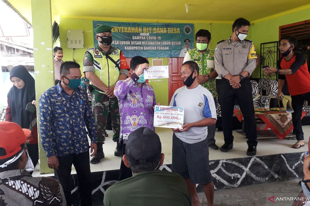 Pemerintah Kabupaten Bangka Tengah salurkan BLT di 12 desa