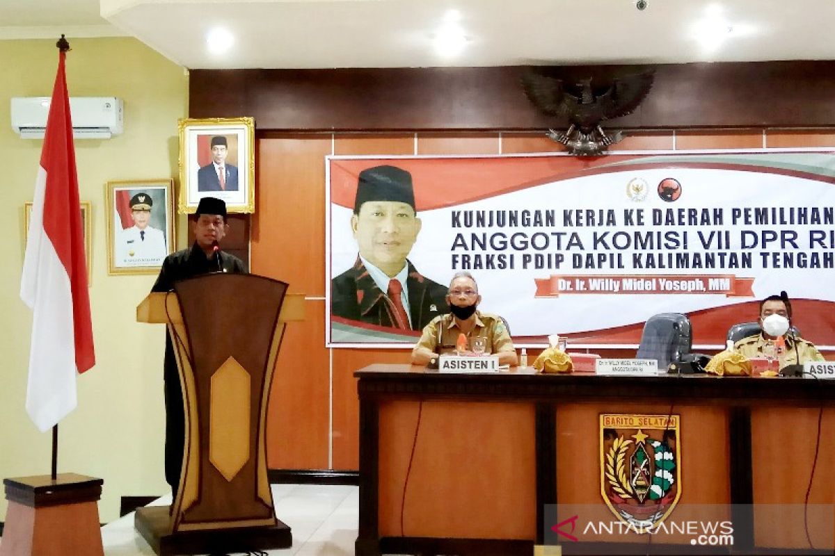 Willy M Yoseph sampaikan prioritas pembahasan 2020 di Barito Selatan