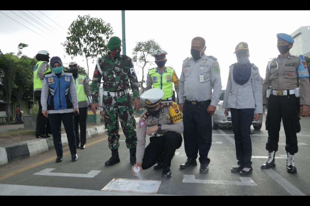 Satlantas Polres Tabalong membuat ruang henti khusus