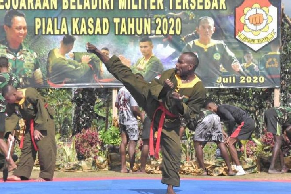 Putra Papua Prada Rajami Uryor juara lomba BDM piala KASAD