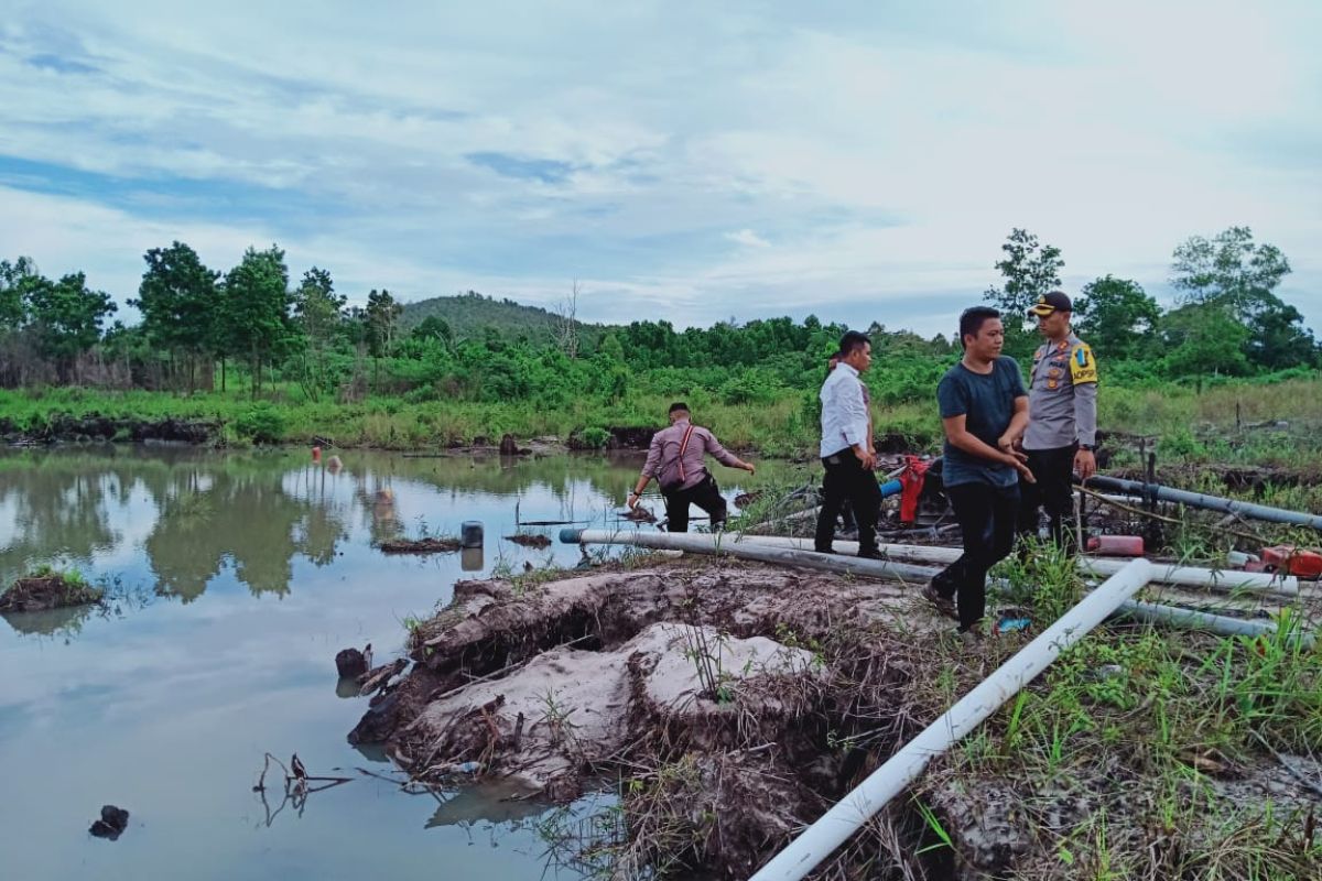 Tim gabungan hentikan kegiatan penambangan pasir ilegal di Bintan