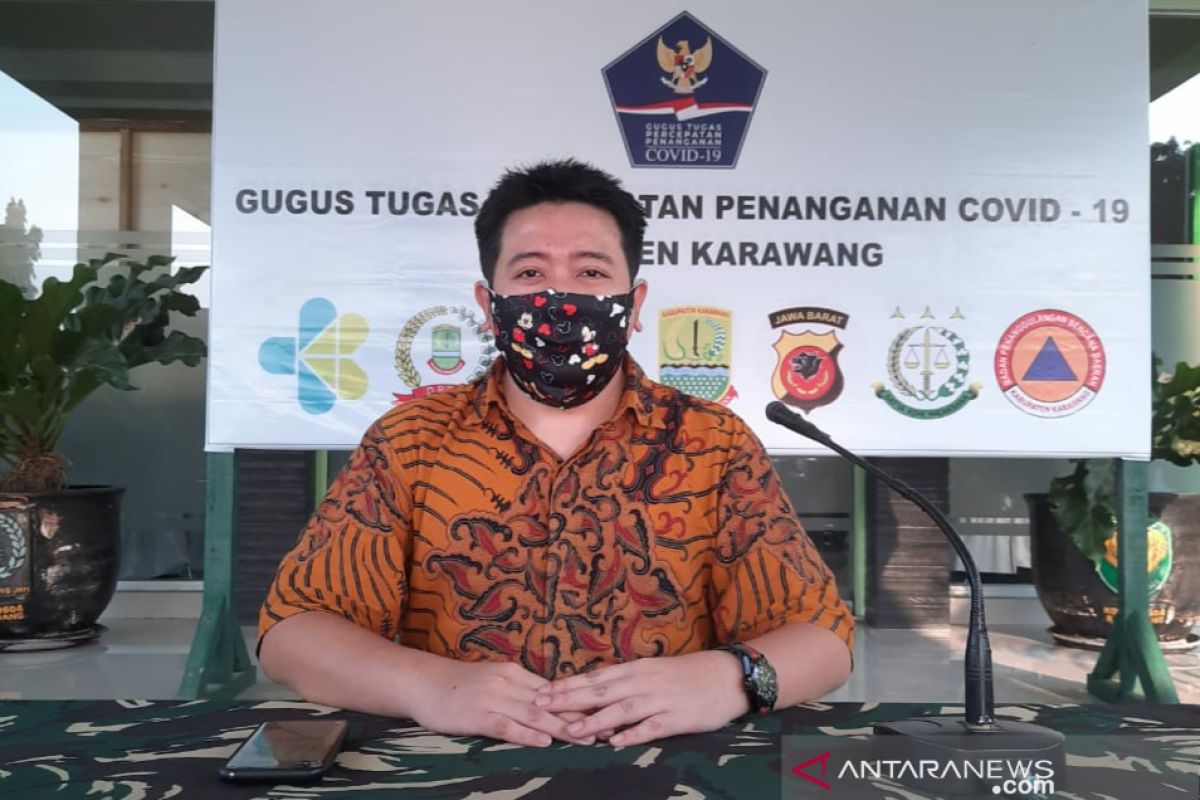 Kasus positif COVID-19 di Karawang kembali bertambah tiga orang