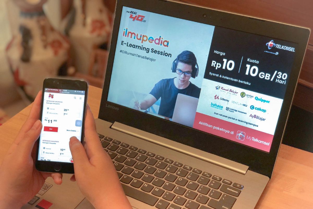 Dukung belajar online,Telkomsel hadirkan paket Ilmupedia E-learning