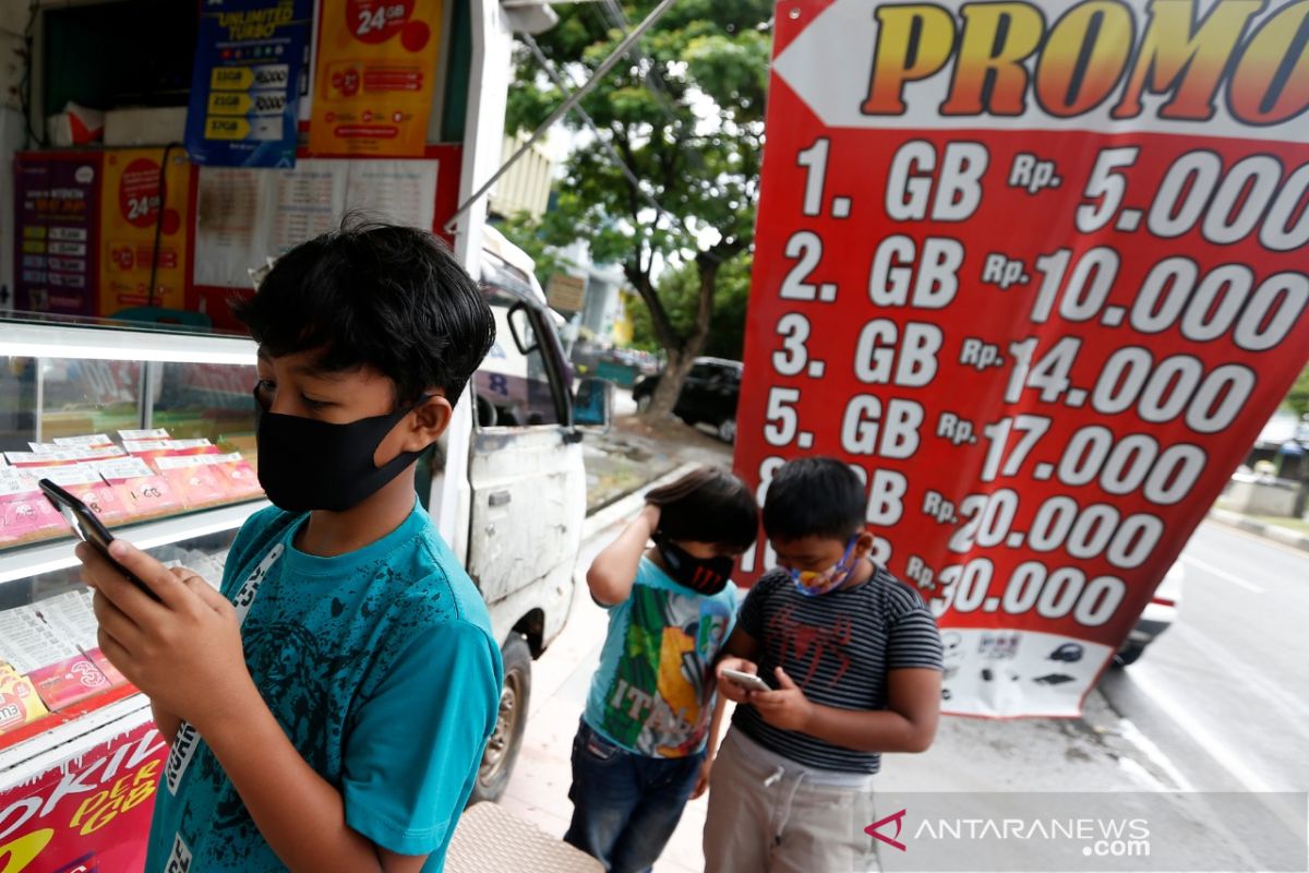 Peningkatan permintaan paket data internet