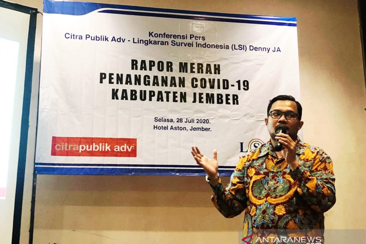 LSI berikan rapor merah penanganan COVID-19 di Jember