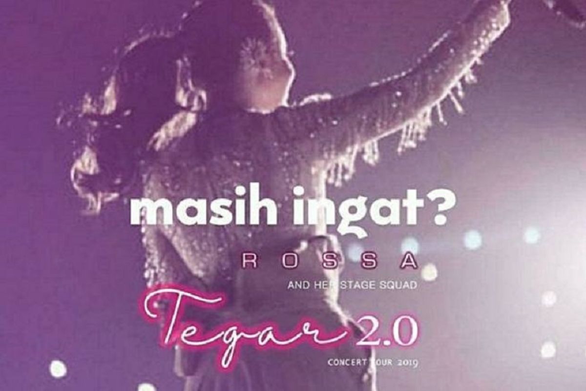Rossa akan tayangkan konser 'Tegar 2.0' Bandung secara 'online'