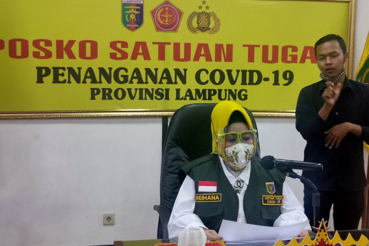 Dinkes : Dua hari Lampung tidak ada kasus konfirmasi positif COVID-19