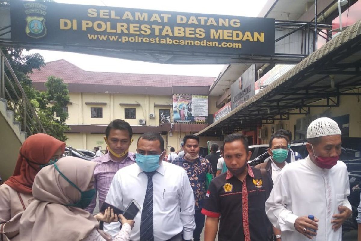 Sarpan dicecar delapan pertanyaan saat diperiksa penyidik Polrestabes Medan