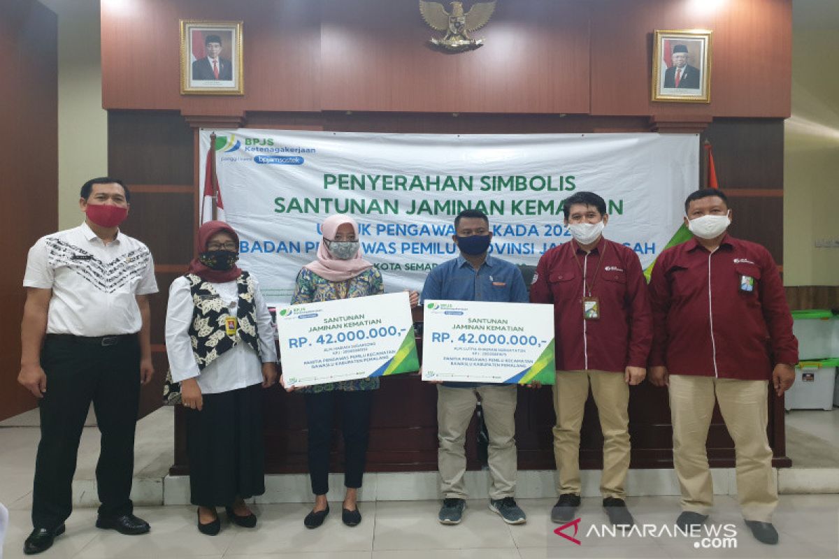 BPJAMSOSTEK Semarang Majapahit berikan perlindungan ke pengawas Pemilu