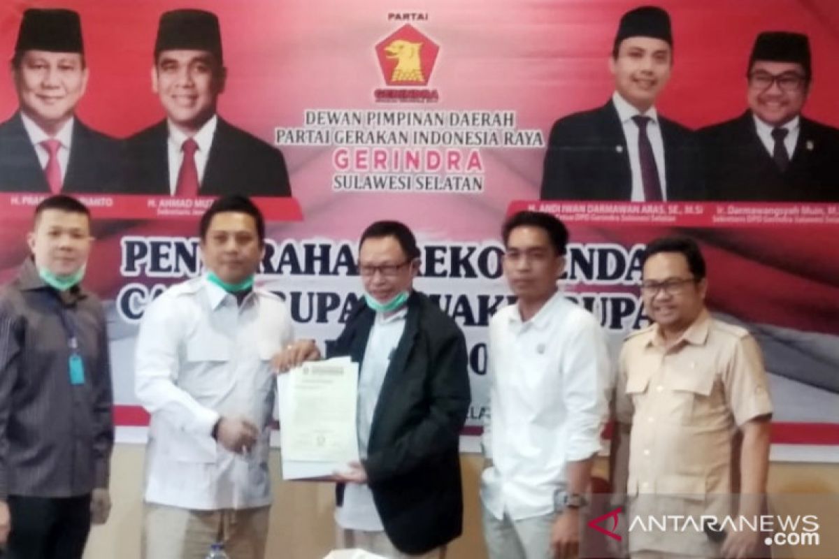 Partai Gerindra serahkan rekomendasi pilkada enam daerah di Sulsel