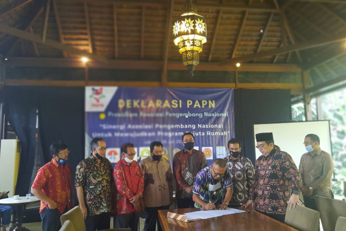 Perjuangkan program sejuta rumah sembilan asosiasi pengembang bergabung