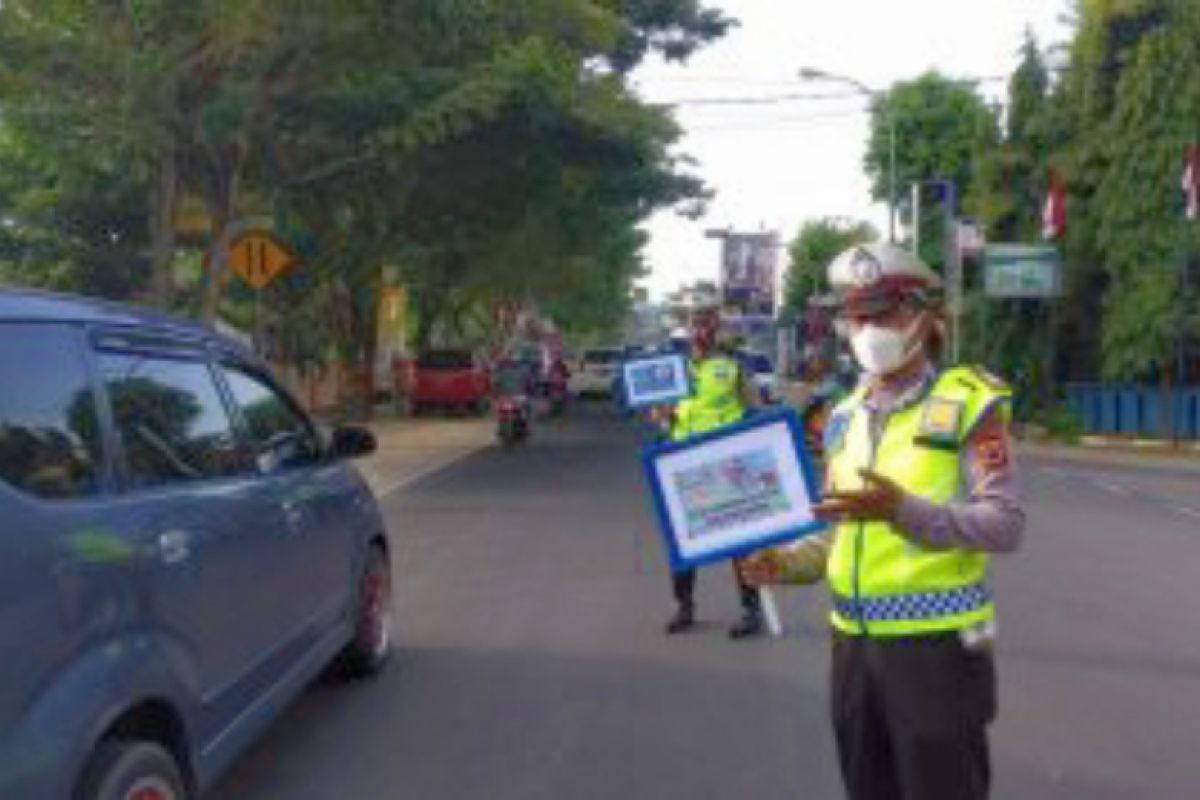 Polisi tilang 68 pelanggar lalu lintas dalam Operasi Patuh 2020