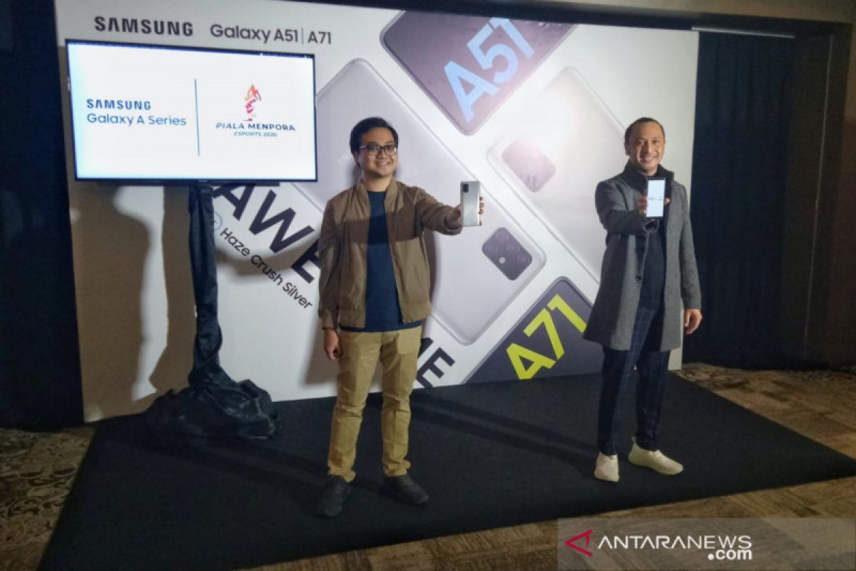 Samsung Galaxy A51 dan A71 merupakan ponsel resmi Piala Kemenpora Esports