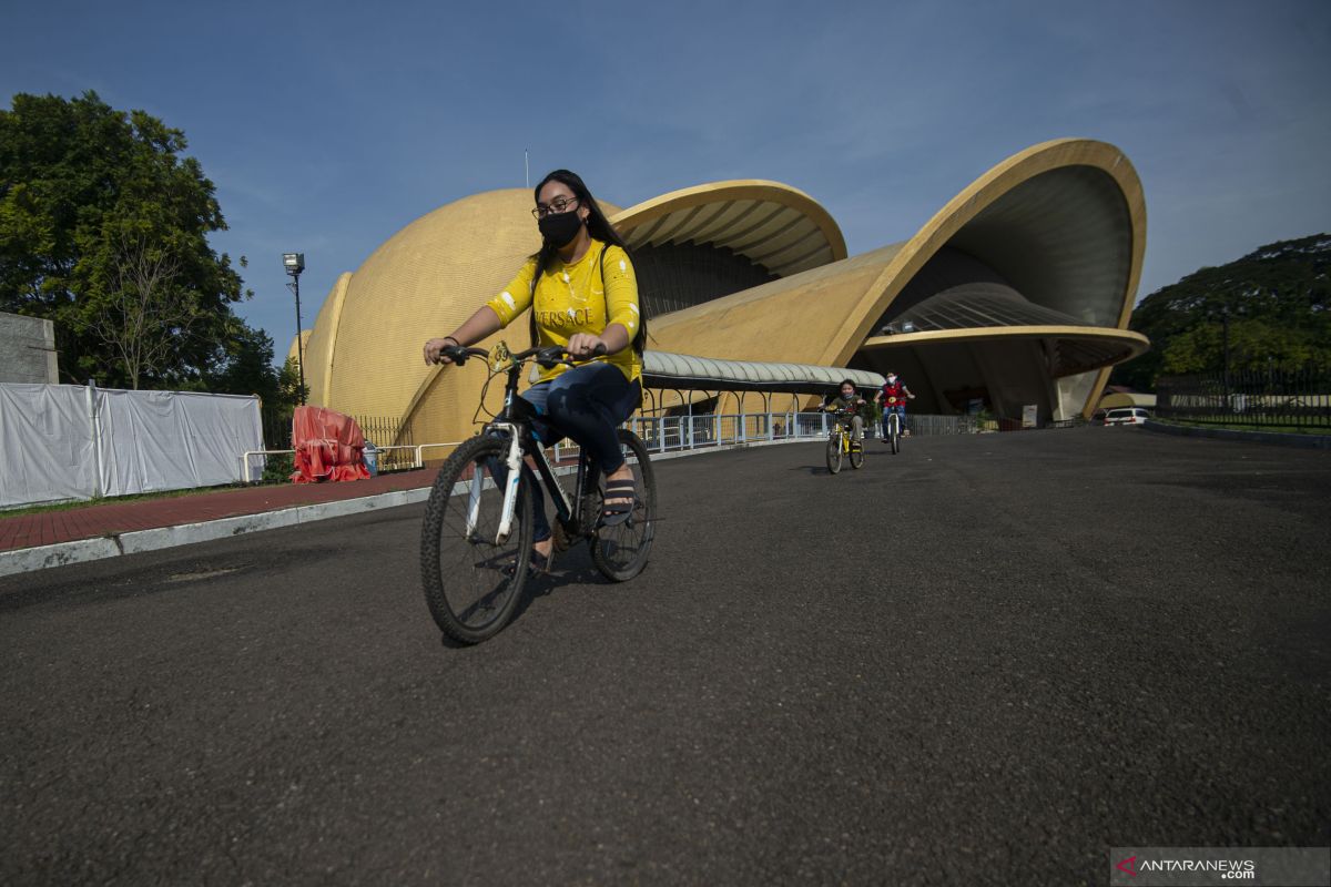 Jelang PSBB Total, pengunjung TMII capai 3.000 orang cenderung turun dibanding pekan sebelumnya