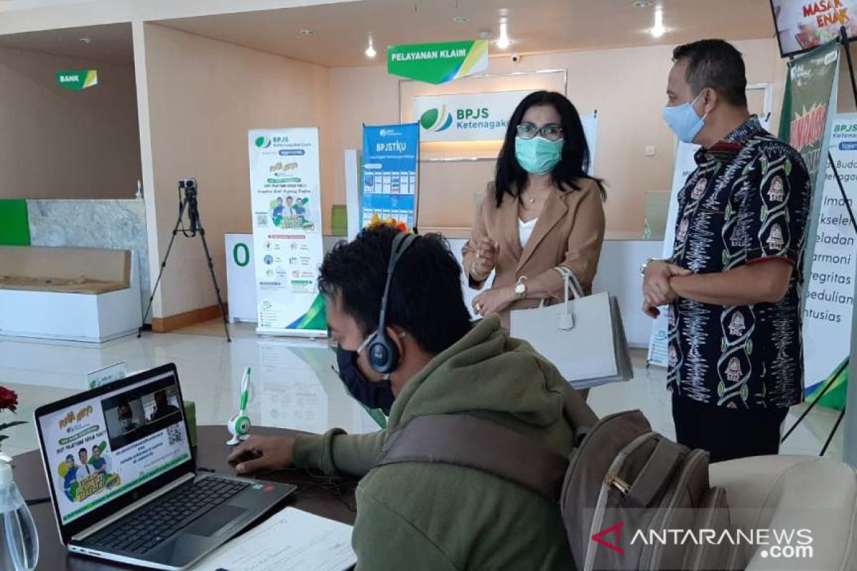 Komisi IV DPRD Gianyar tinjau layanan tanpa kontak fisik BPJamsostek