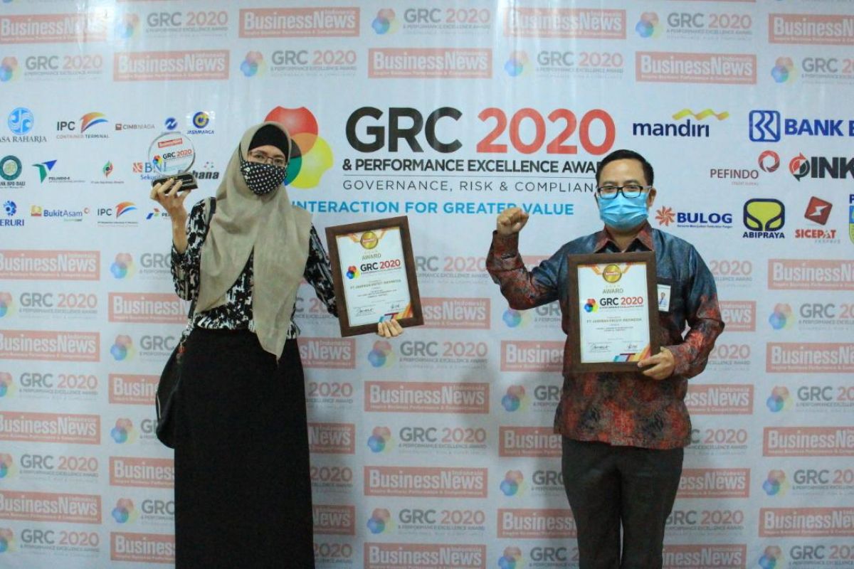 Jamkrindo raih dua penghargaan GRC Award 2020