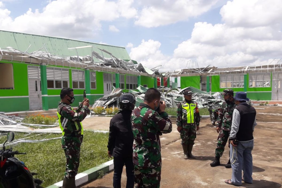 Kodim 1207/BS gandeng PWI lakukan bakti sosial korban puting beliung