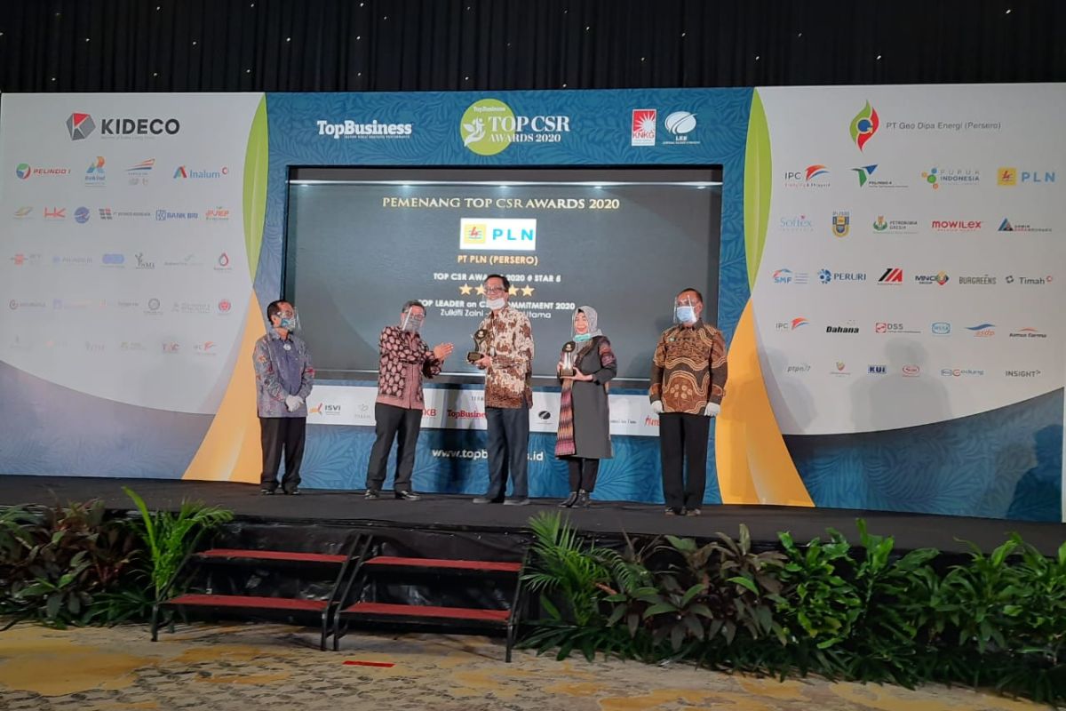 Implementasikan ISO 26000, PLN raih dua penghargaan di ajang Top CSR Awards 2020