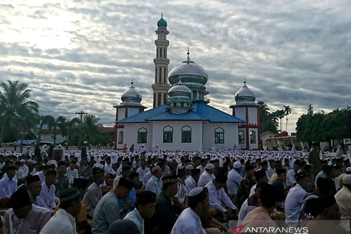 Puluhan ribu umat Islam di Nagan Raya Aceh sudah rayakan Idul Adha