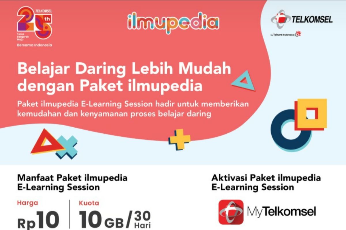 Telkomsel perluas inisiatif paket ilmupedia untuk kemudahan belajar online