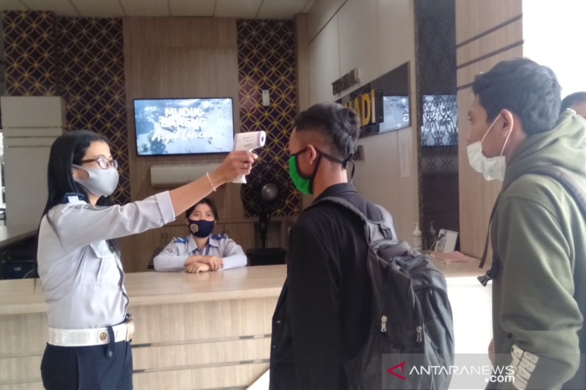 Masih ketat, penerapan protokol kesehatan di Terminal Tirtonadi