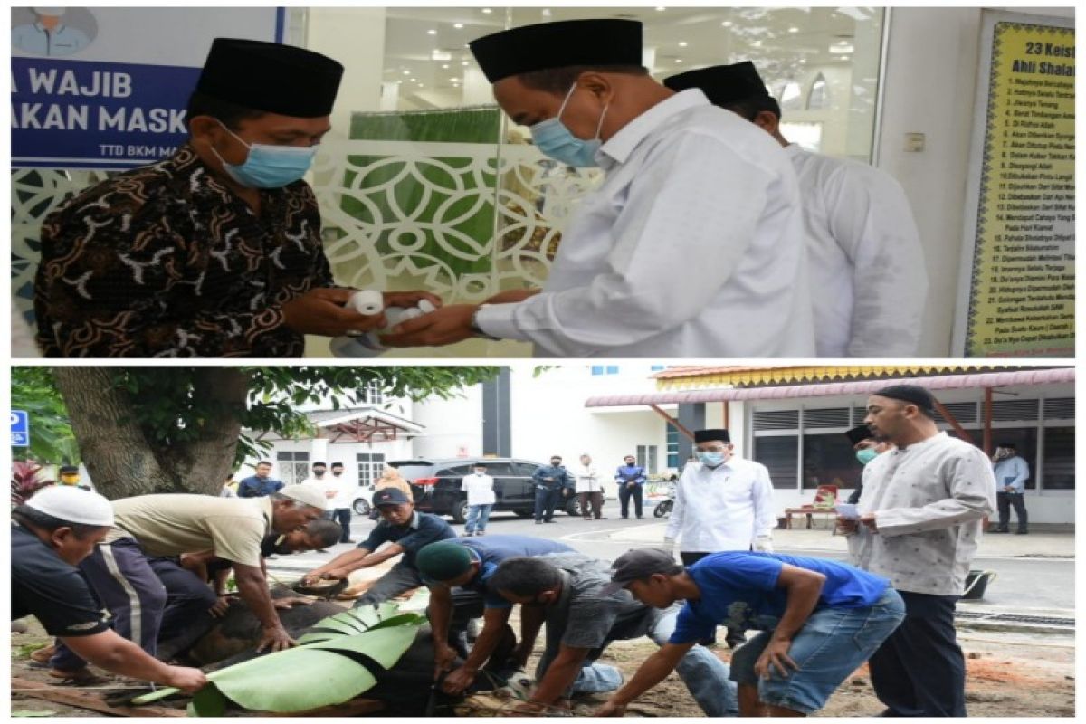 Ribuan umat shalat Idul Adha di Masjid Agung Tebing Tinggi