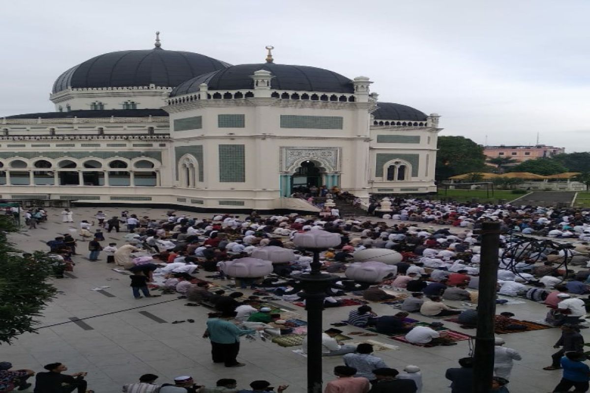 Shalat Idul Adha di Medan jalankan protokol kesehatan