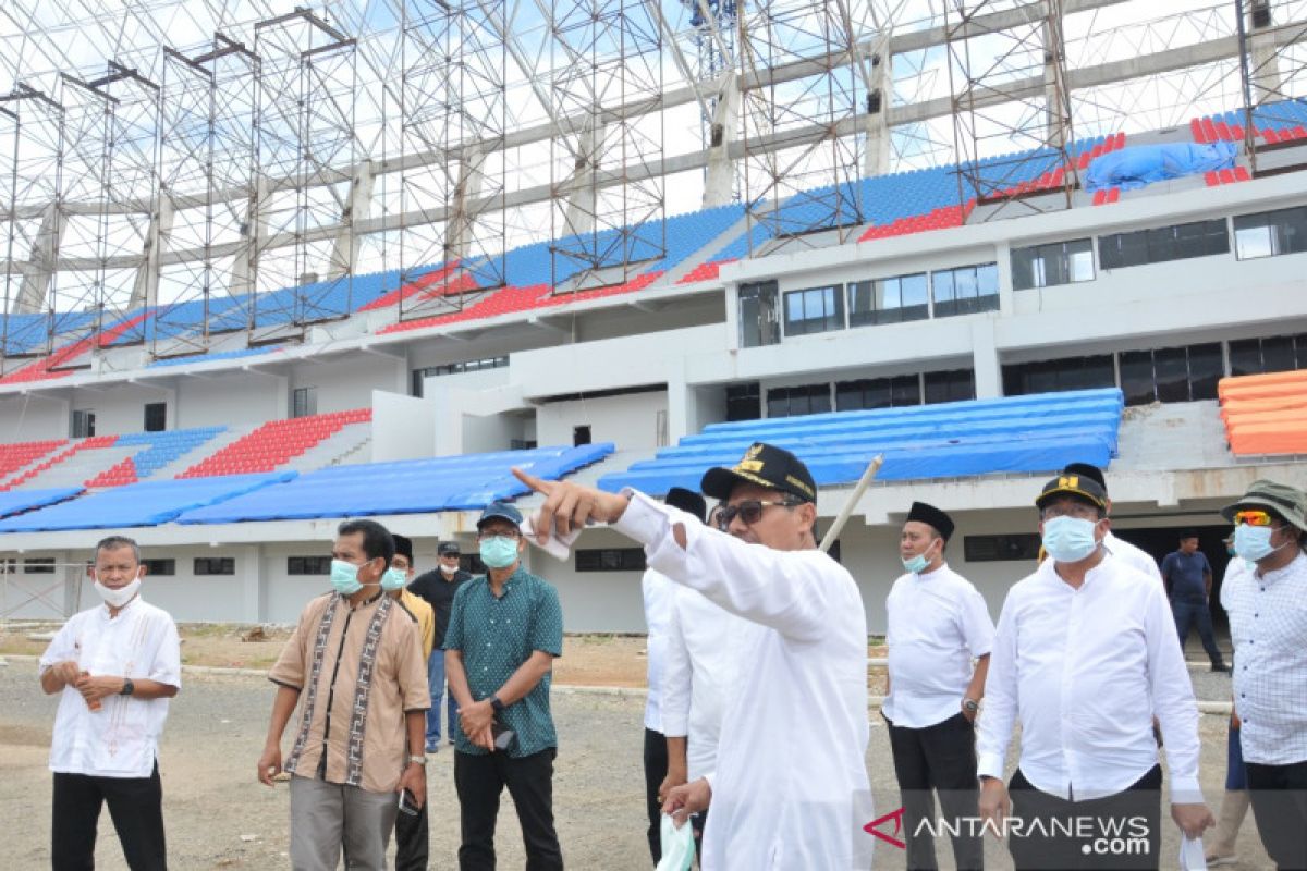 Gubernur: main Studion Sumbar rampung akhir oktober 2020