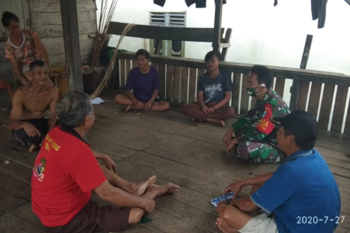 Babinsa laksanakan pengecekan hasil pelaksanaan TMMD di Desa Beringin Rayo