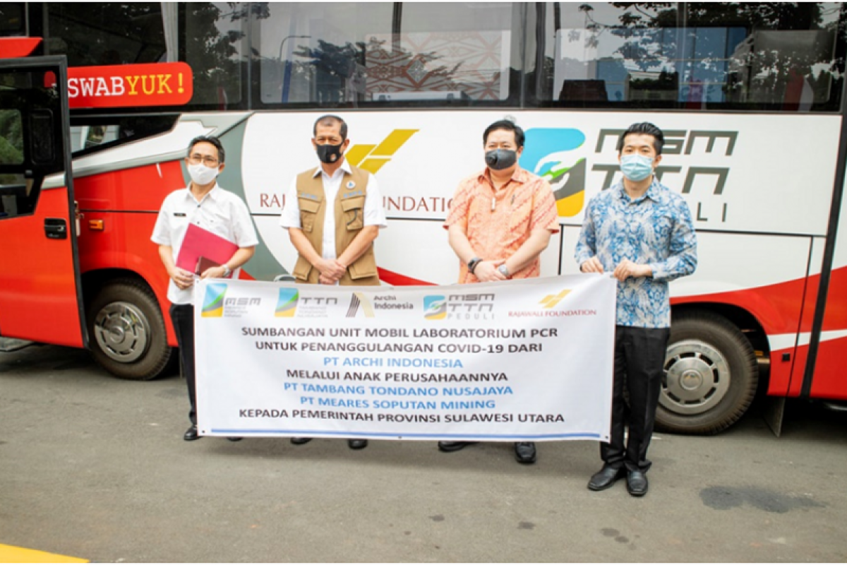 Archi Indonesia beri bantuan mobil laboratorium PCR ke Pemprov Sulut