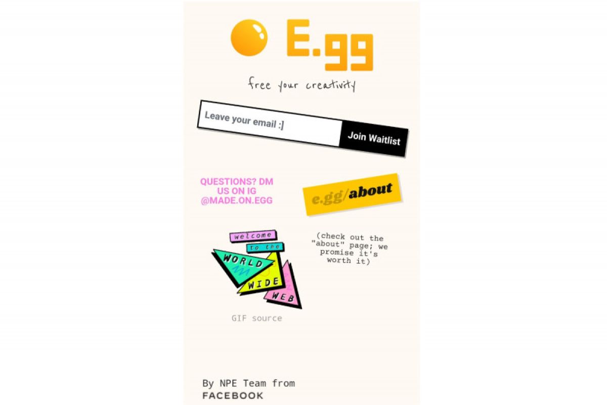 Situs E.gg ingin berikan pengalaman internet jadul