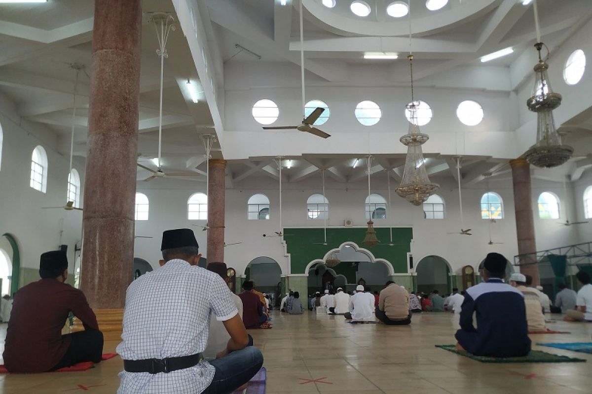 Sholat Idul Adha di masjid Pangkalpinang terapkan protokol kesehatan