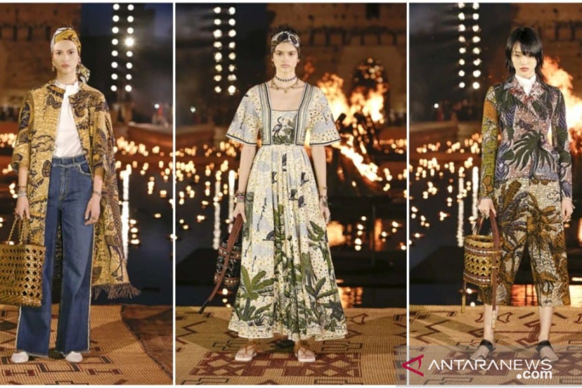 Mengulik koleksi "batik" dari Dior dan Louis Vuitton