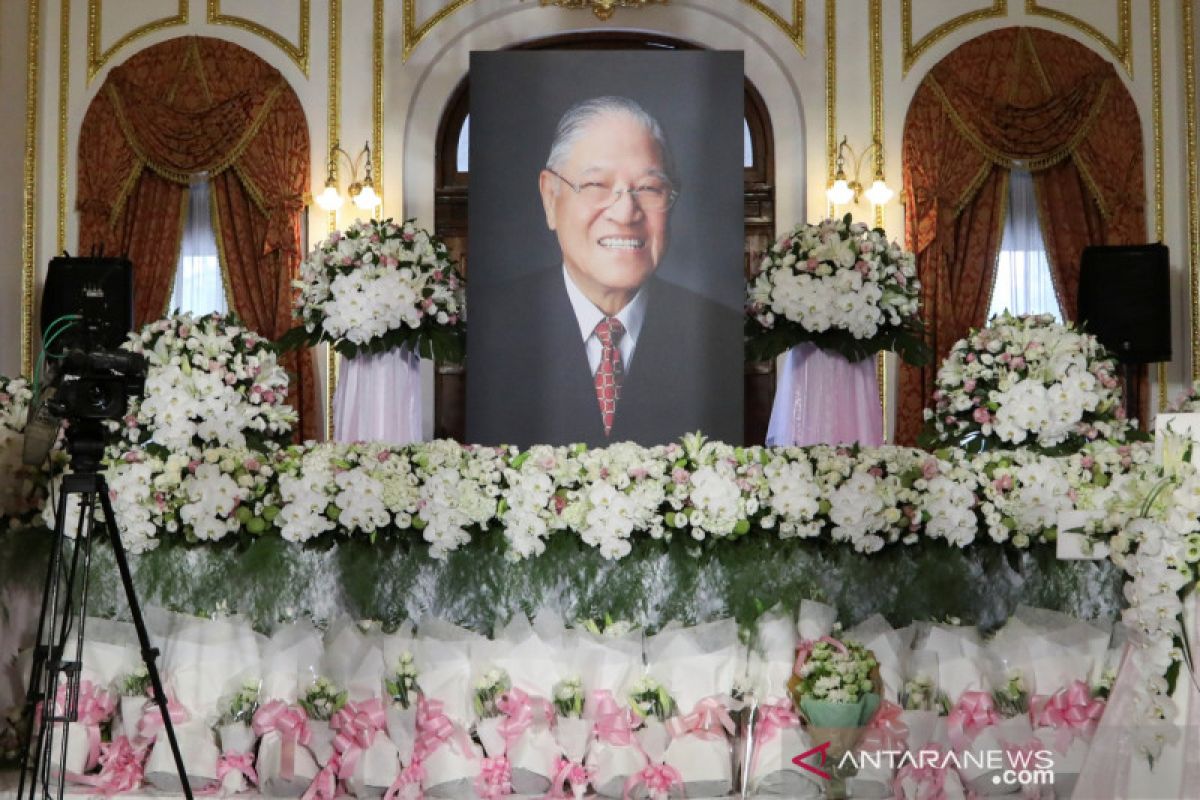 Mantan pemimpin Taiwan Lee Teng-hui dimakamkan