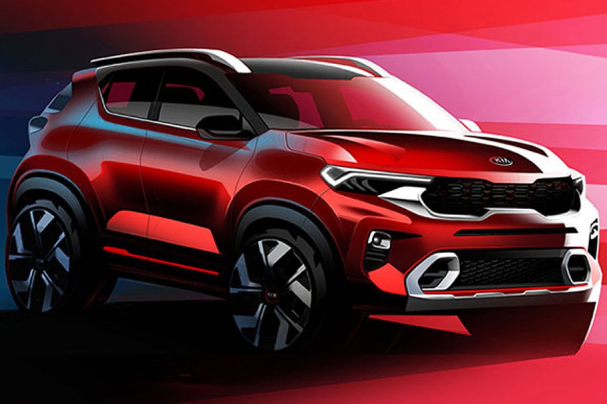 Kia Sonet dengan desain yang khas dan dinamis debut dunia Agustus