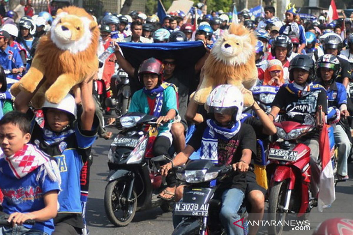 Aremania diminta tidak gelar konvoi HUT Arema FC