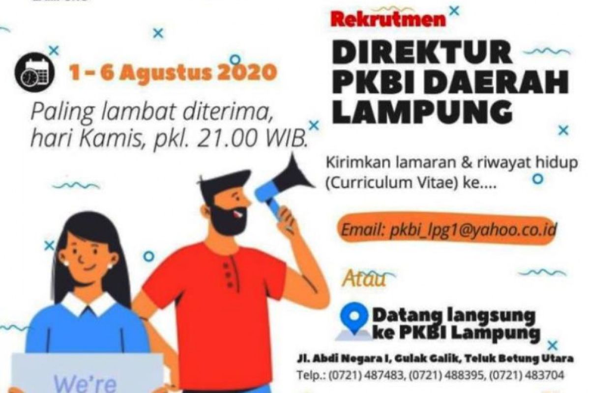 Pengumuman Rekrutmen Terbuka Calon Direktur Eksekutif PKBI Daerah Lampung