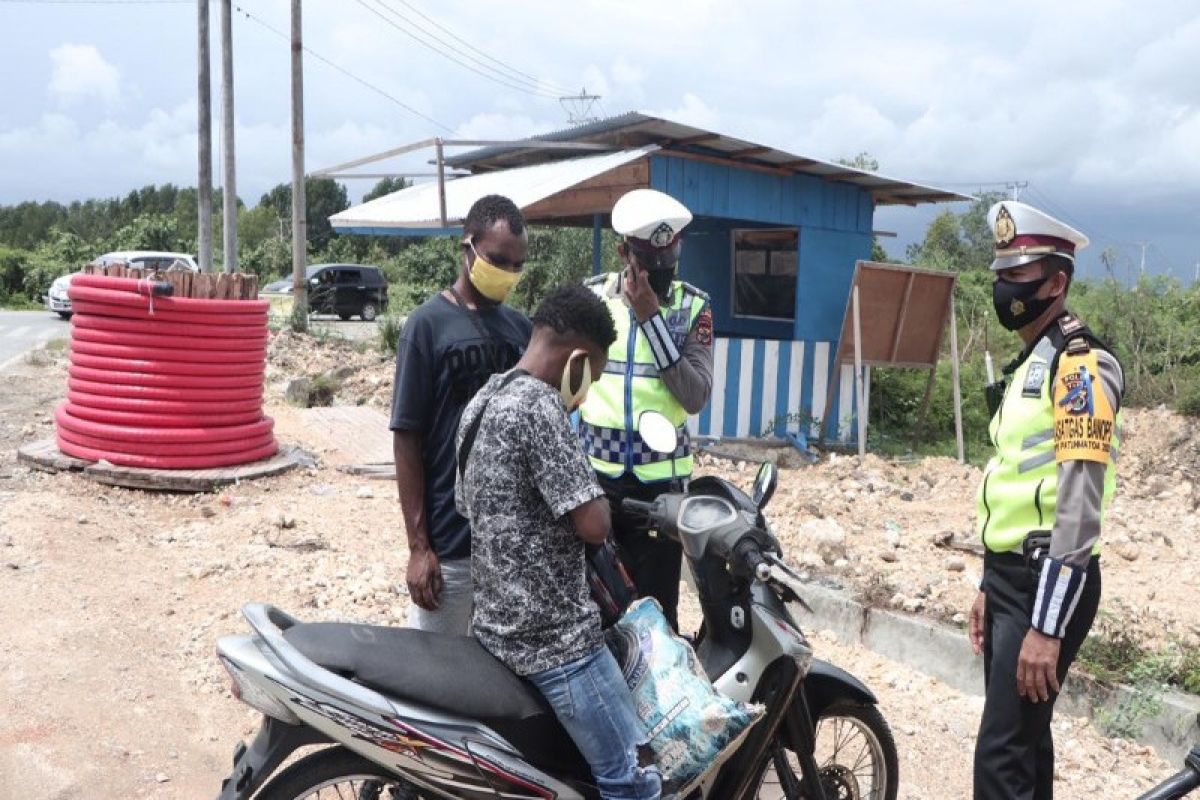 Polda Papua jaring 32 pelaku pelanggaran lalu lintas dalam Operasi Patuh Matoa