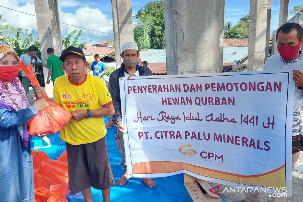 CPM salurkan 10 hewan kurban kepada warga Poboya