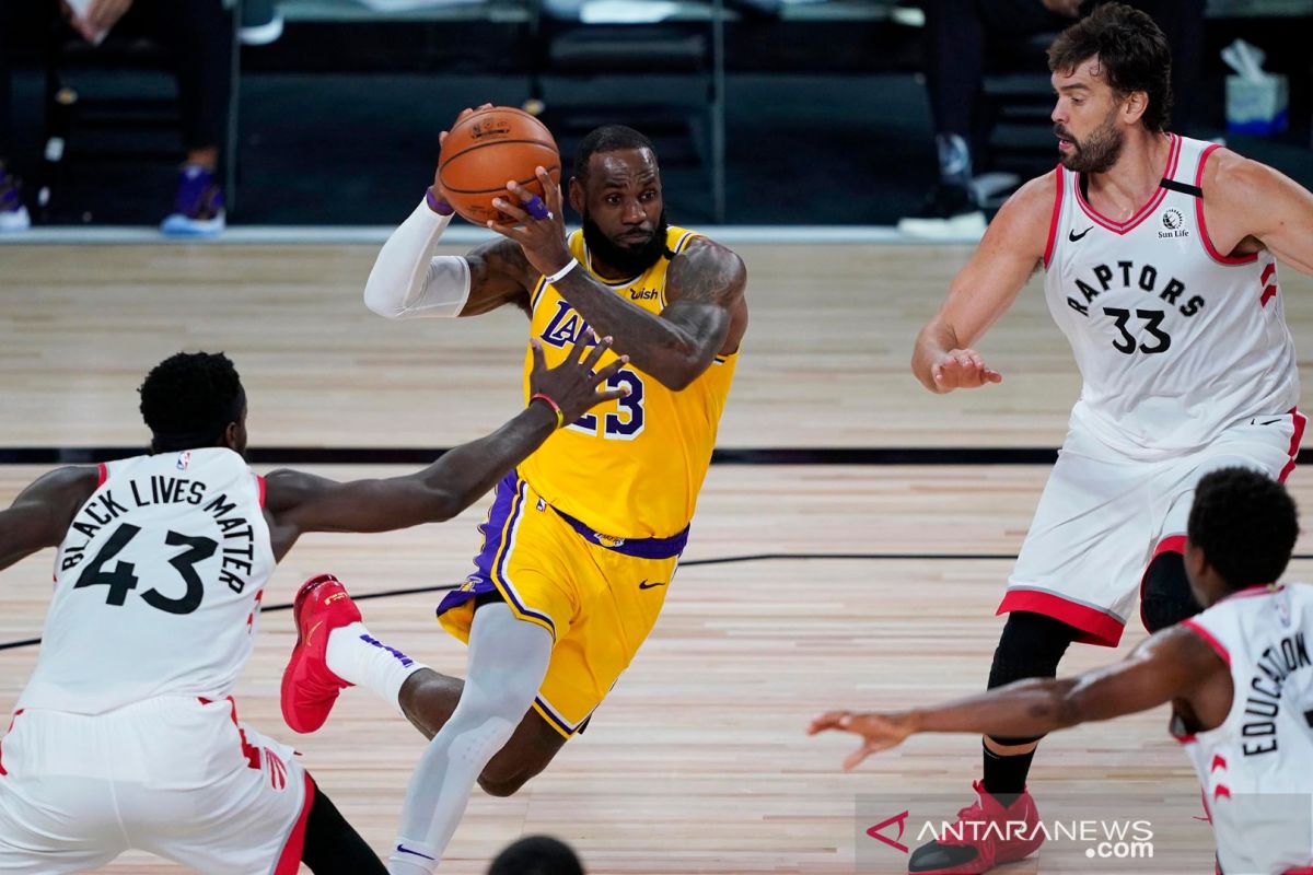 NBA, Kyle Lowry antar Raptors kalahkan LA Lakers 107-92