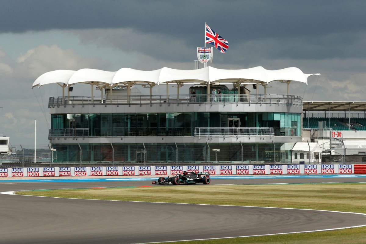 Starting grid di GP Britania