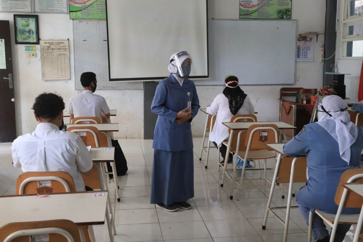 Disdik Surabaya gelar simulasi pembelajaran tatap muka di sekolah
