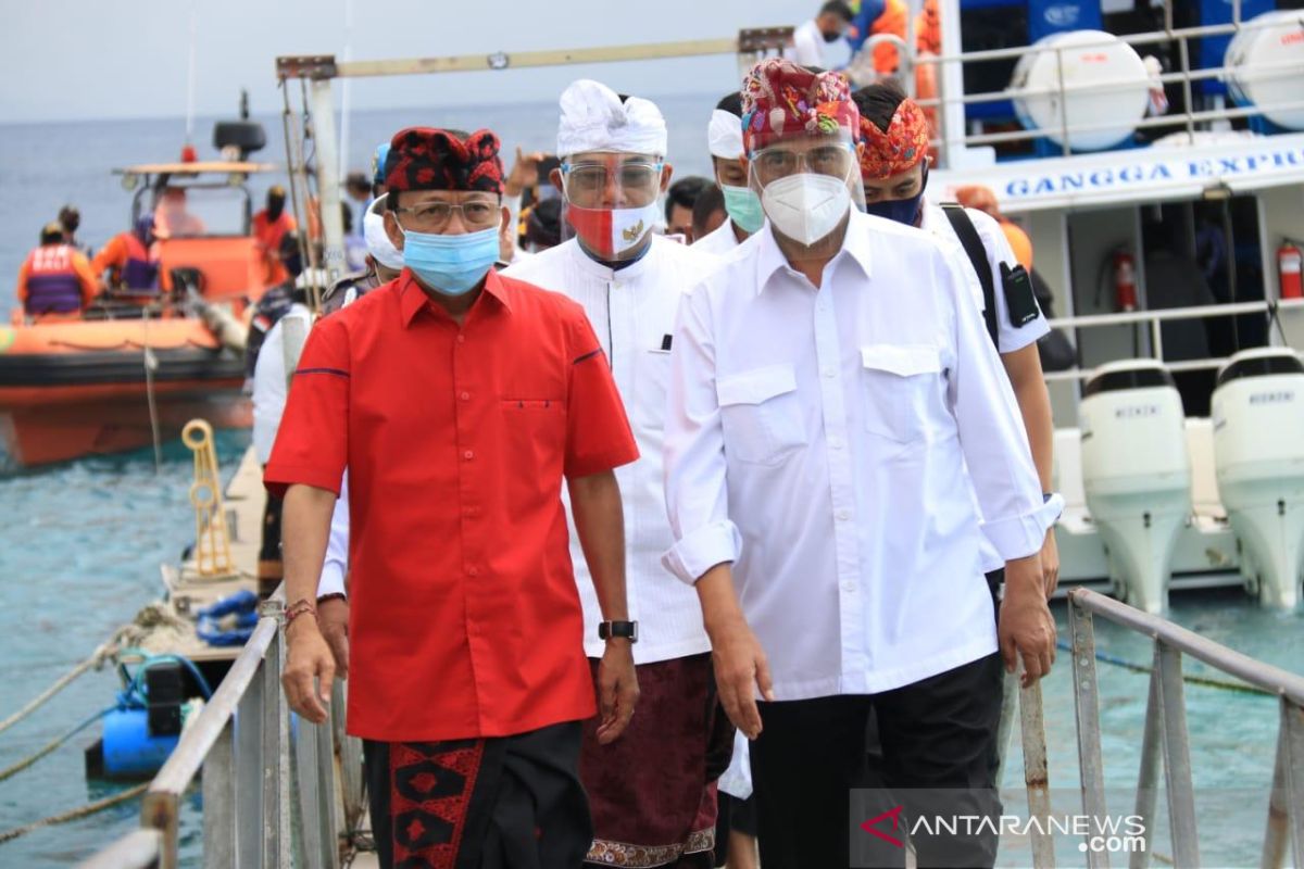 Pelabuhan Sampalan dirancang bermotif ukiran kuno Nusa Penida