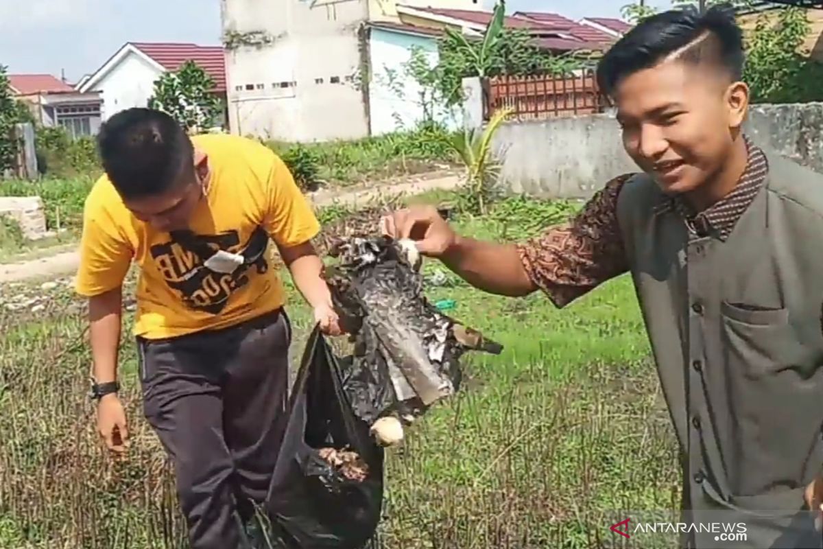 Pelaku prank daging kurban isi sampah di Palembang ditahan