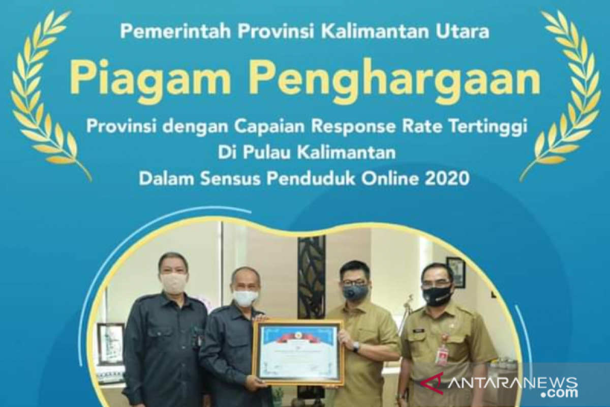 Kaltara provinsi terbaik pelaksanaan sensus penduduk secara online