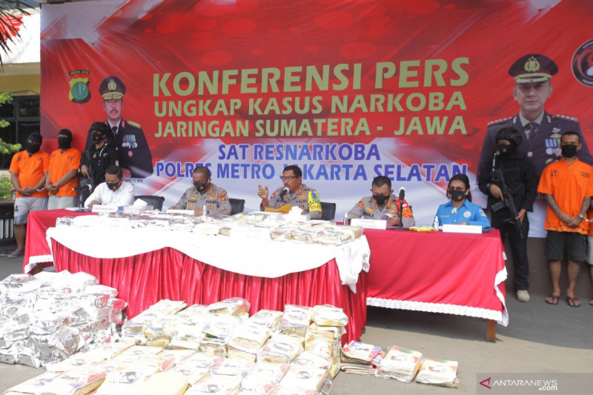 Jakarta police uncovered 2,849 drug cases during Jan-early Aug 2020