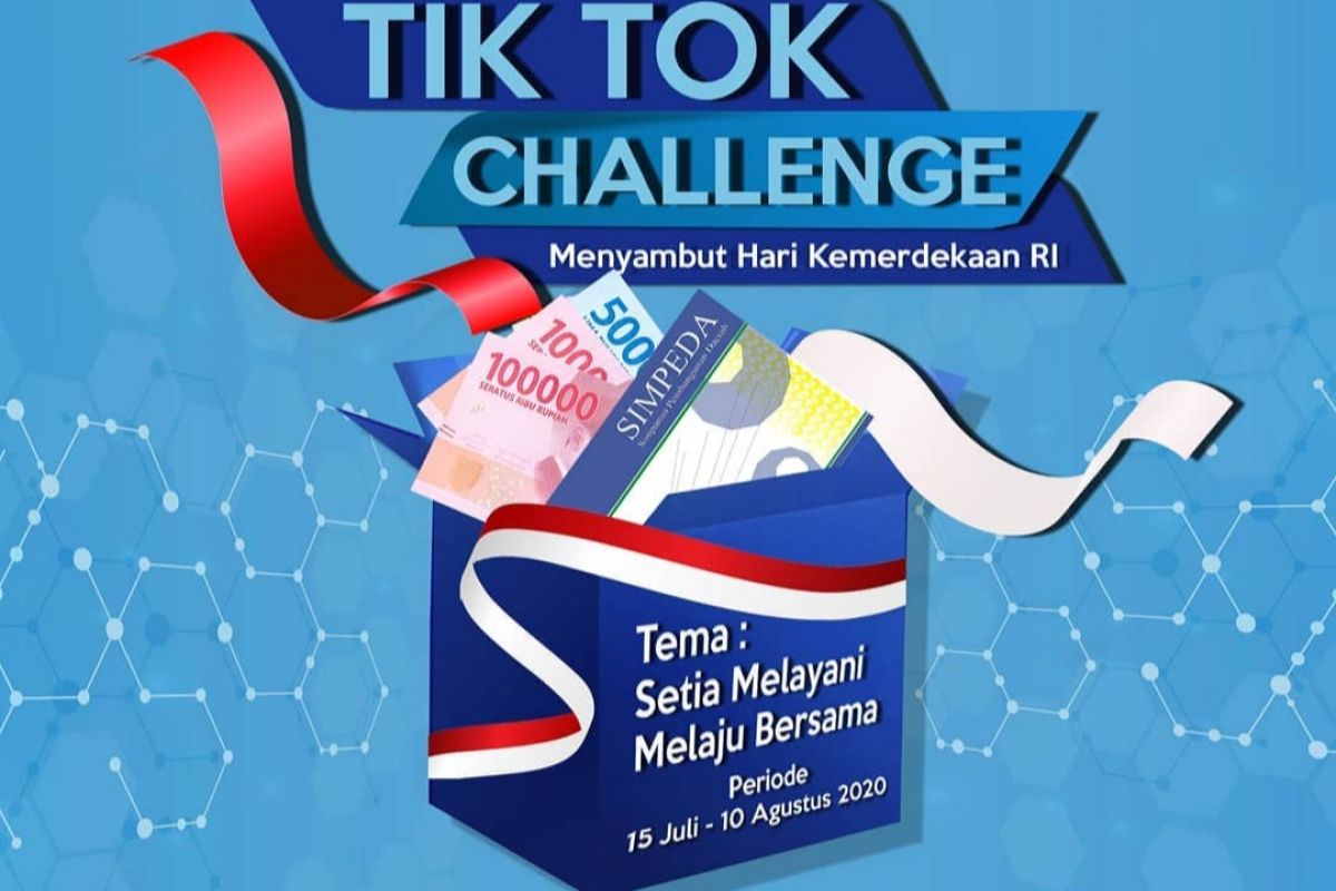 Bank Kalsel meriahkan HUT Kemerdekaan dengan lomba tik tok